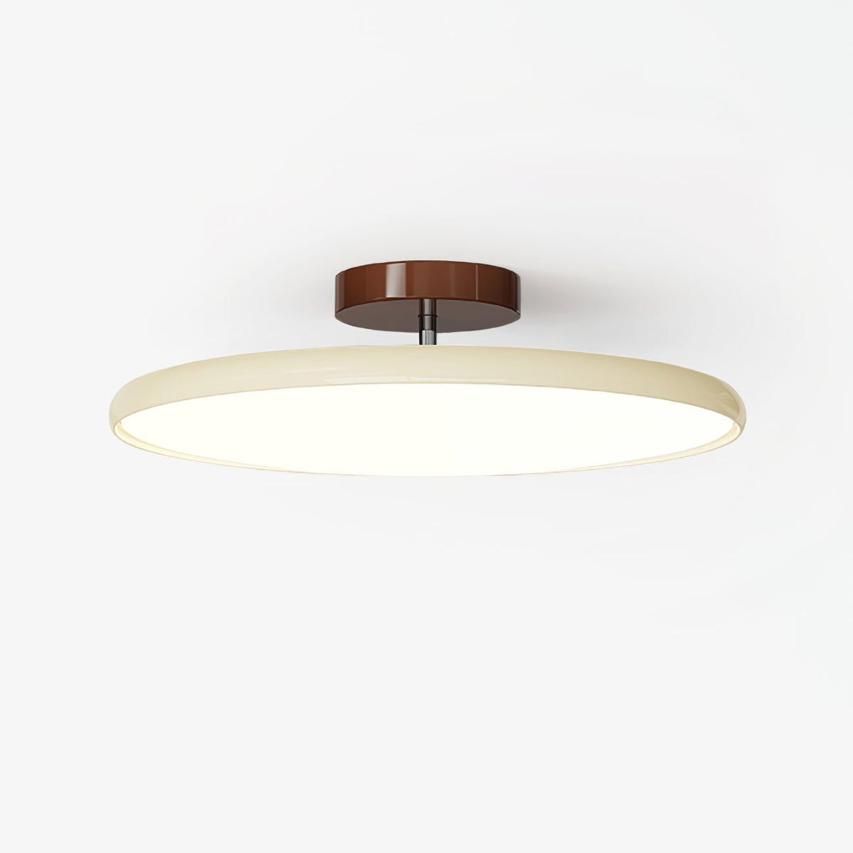 Bauhaus Swivel Arm Ceiling Light, Dimmable LED Disc Lamp