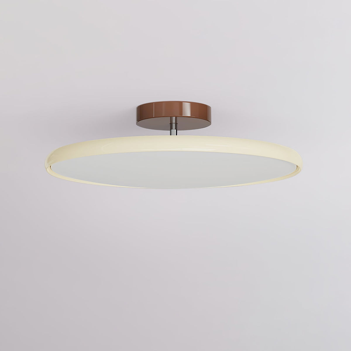 Bauhaus Swivel Arm Ceiling Light, Dimmable LED Disc Lamp