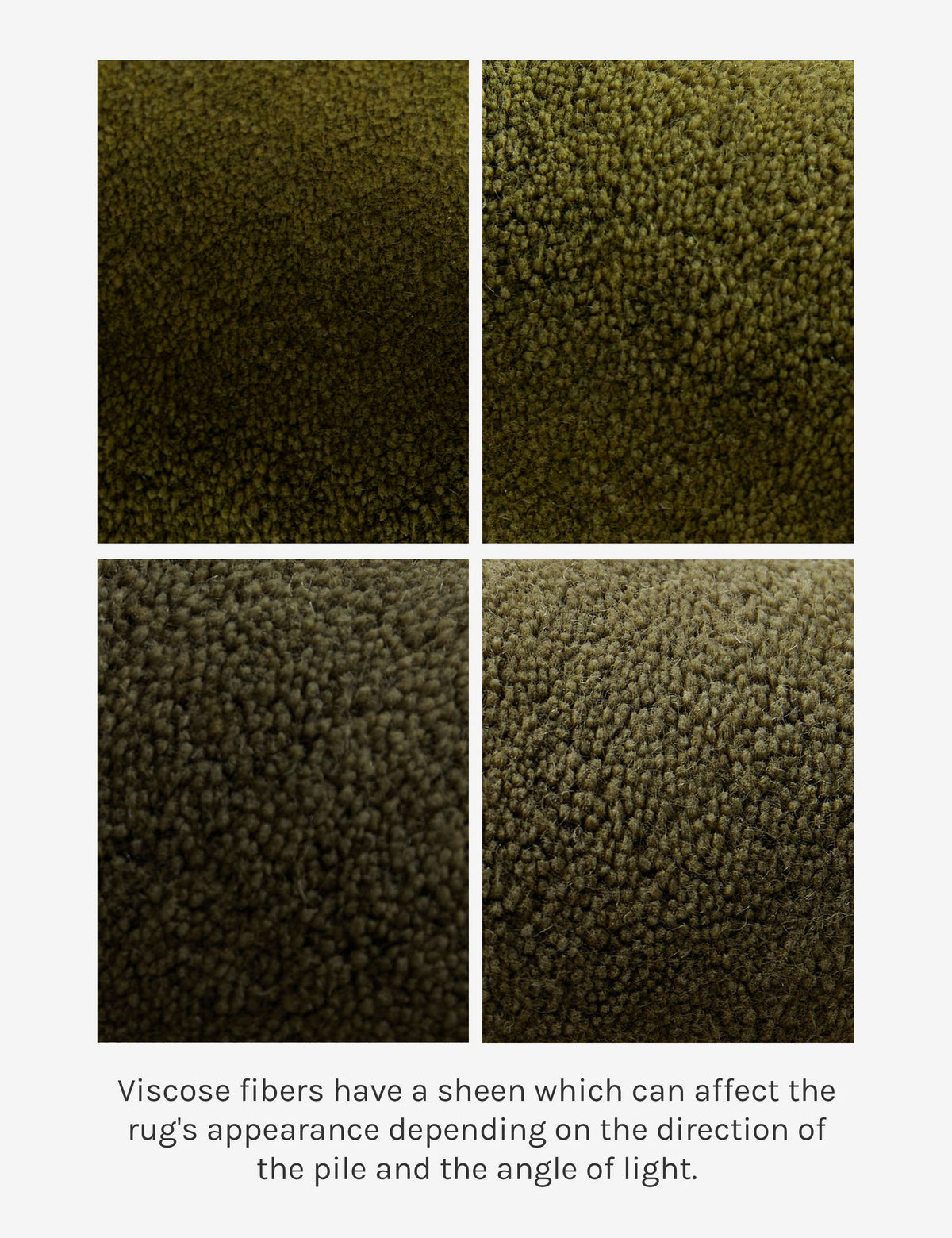 Viscose Area Rug, Solid Bordered Rug, Round or Rectangle