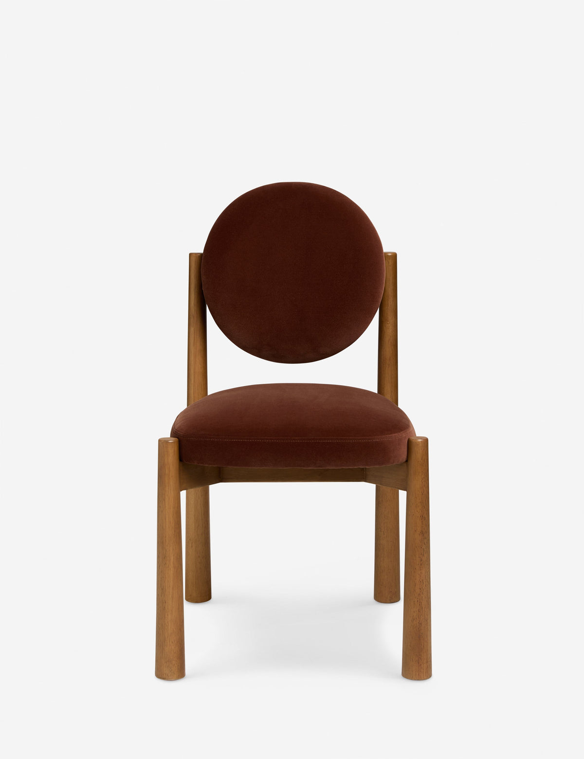 Modern Dining Chair, Wood, Velvet or Basketweave Seat