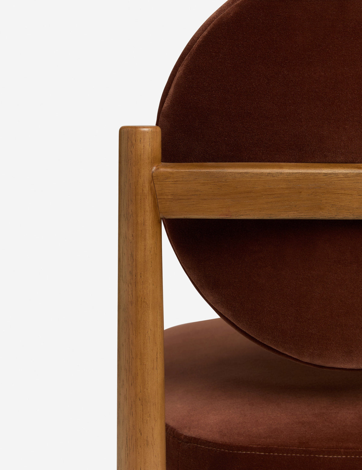 Modern Dining Chair, Wood, Velvet or Basketweave Seat