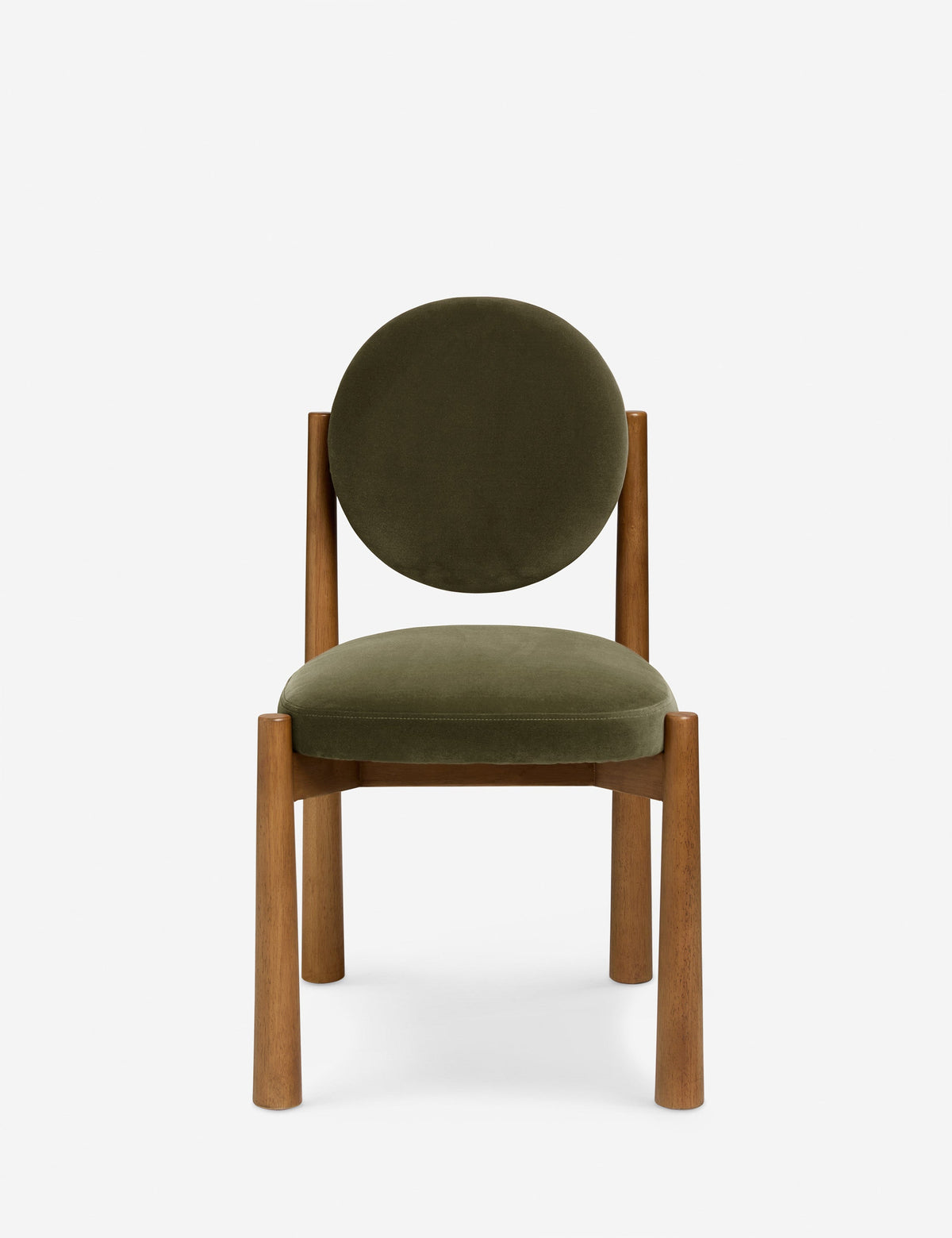 Modern Dining Chair, Wood, Velvet or Basketweave Seat
