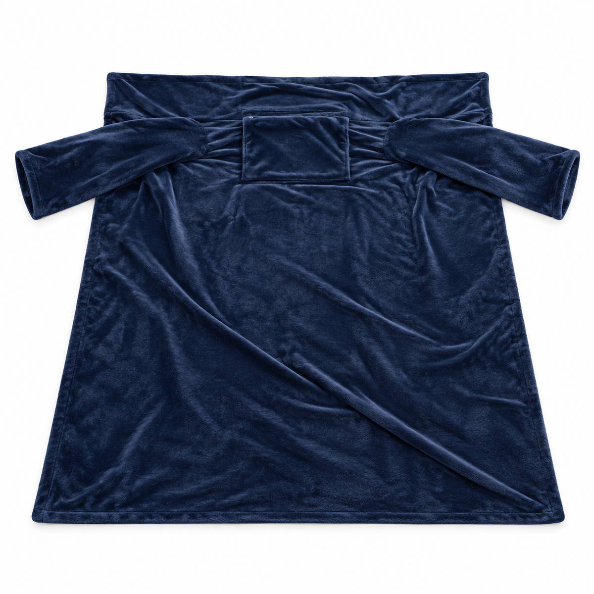 Heated Blanket with Sleeves, Chest Panel Lounge Wrap