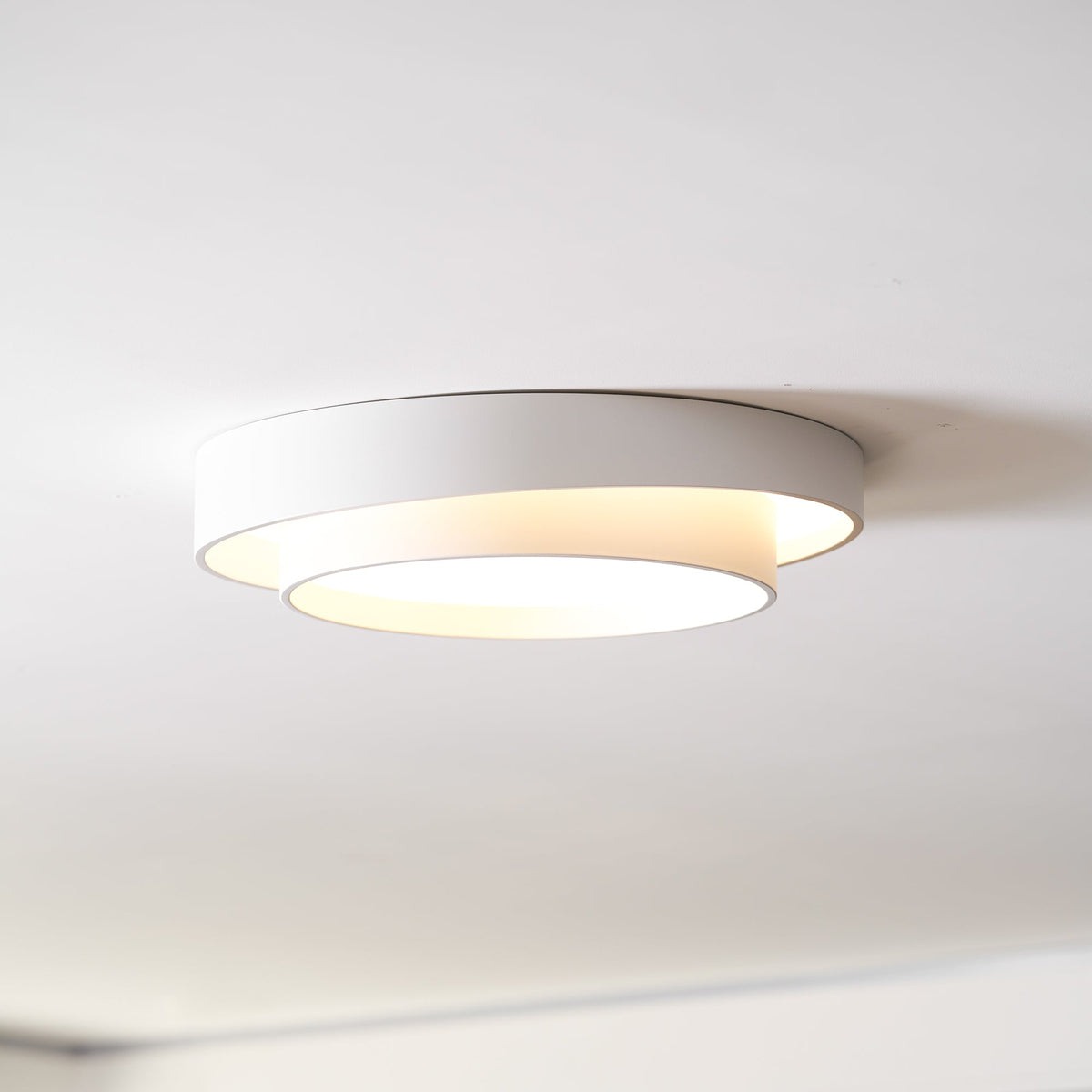 Cylinder LED Flush Mount Ceiling Light, Dimmable Drum Light
