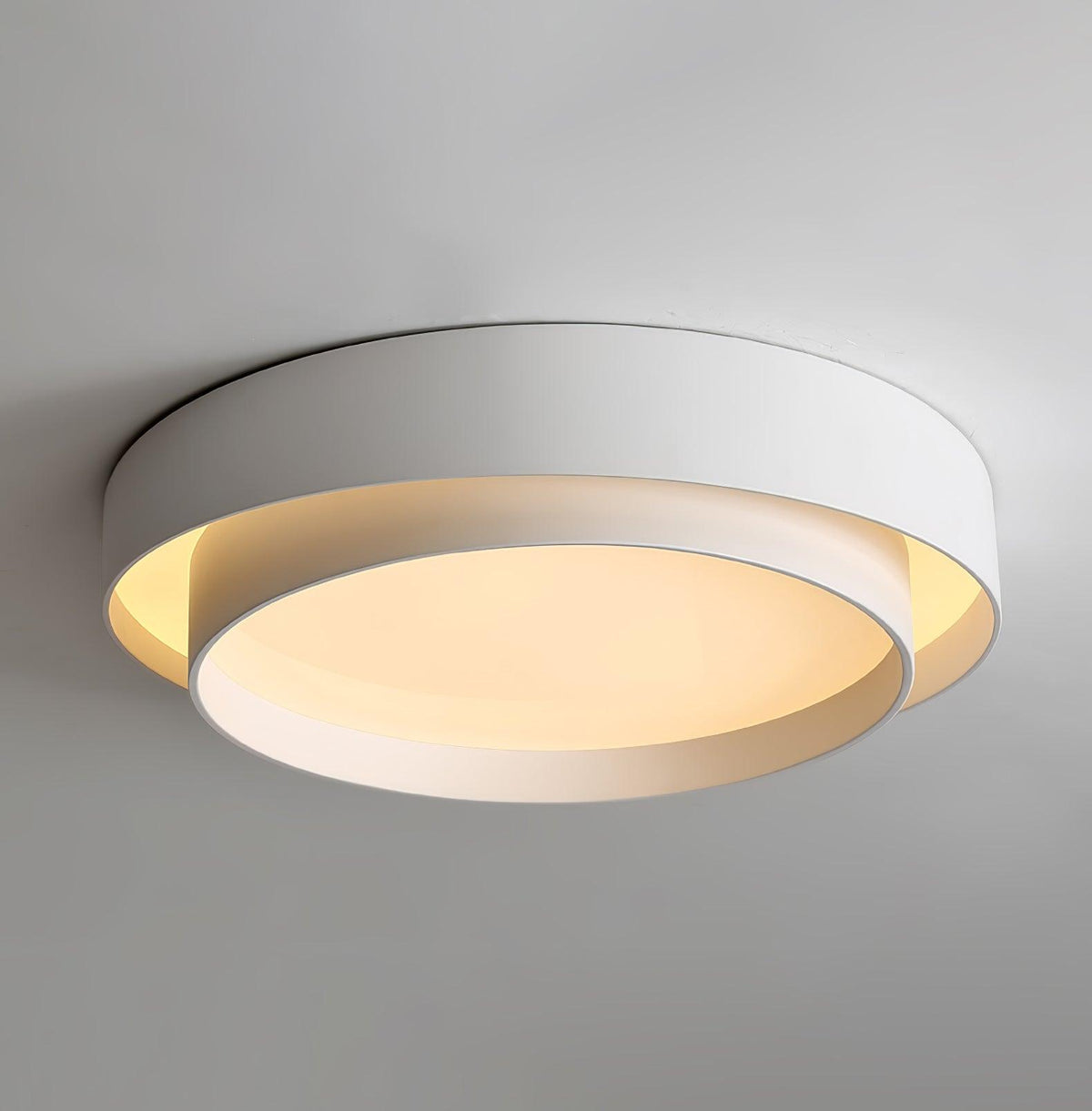 Cylinder LED Flush Mount Ceiling Light, Dimmable Drum Light