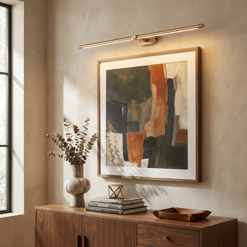 Cordless Rechargeable Picture Light, Linear LED Wall Lamp