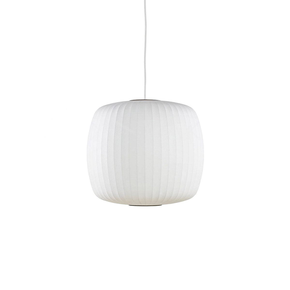 Silk Bubble Pendant Light, Mid Century Bubble Lamp Shade