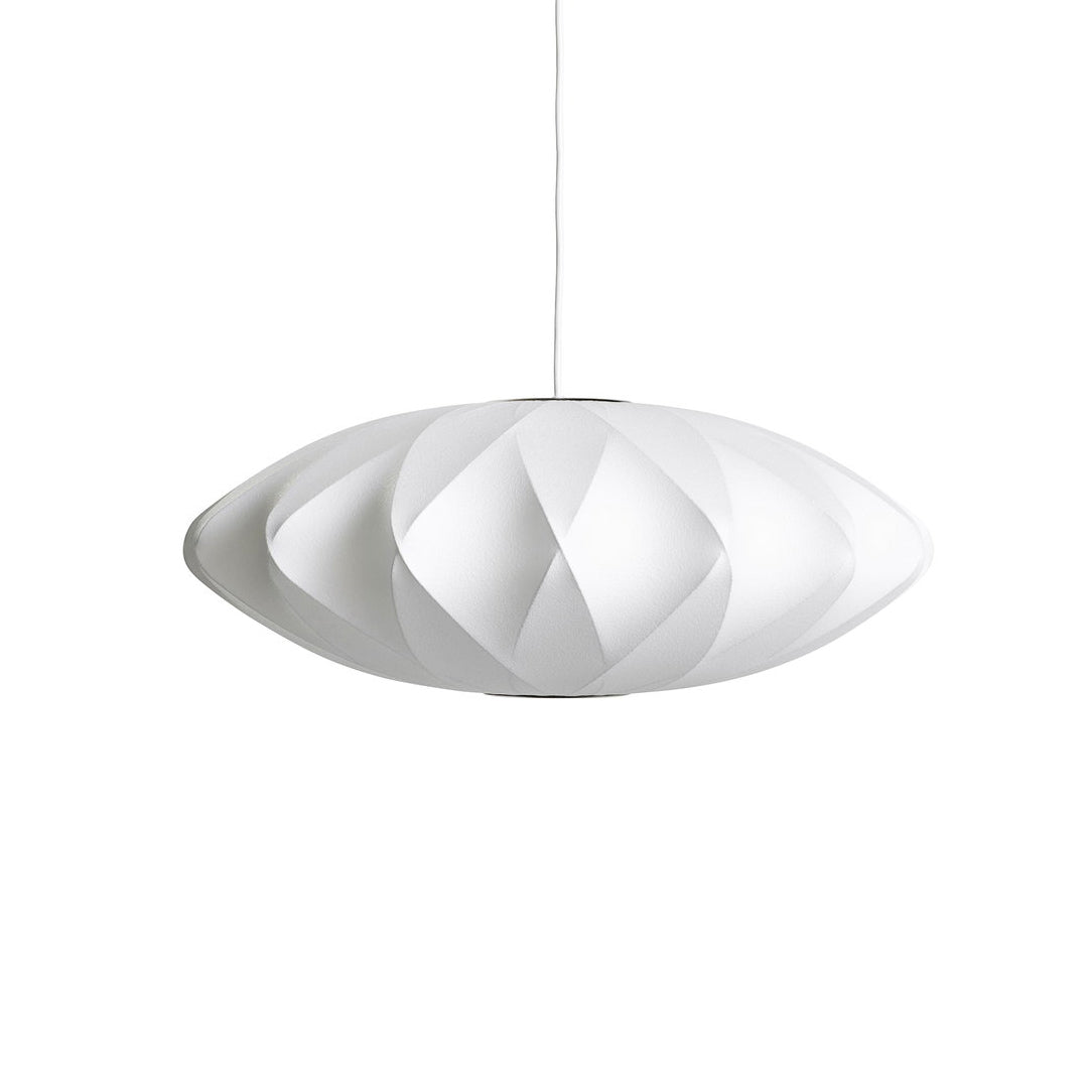 Silk Bubble Pendant Light, Mid Century Bubble Lamp Shade