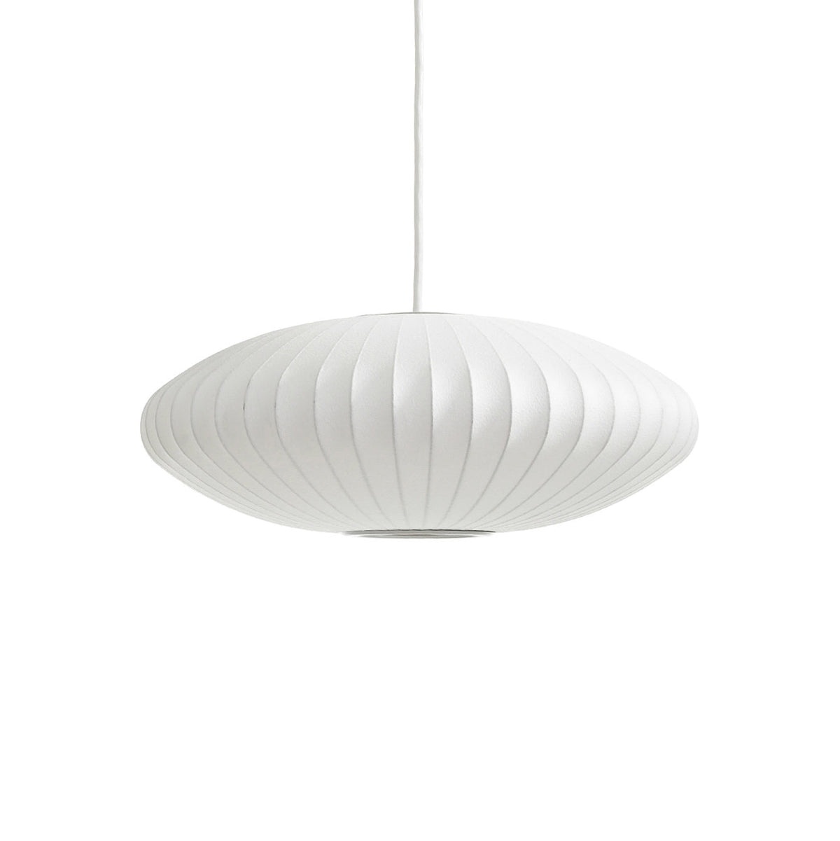 Silk Bubble Pendant Light, Mid Century Bubble Lamp Shade