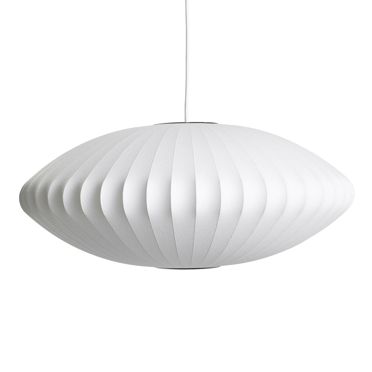 Silk Bubble Pendant Light, Mid Century Bubble Lamp Shade