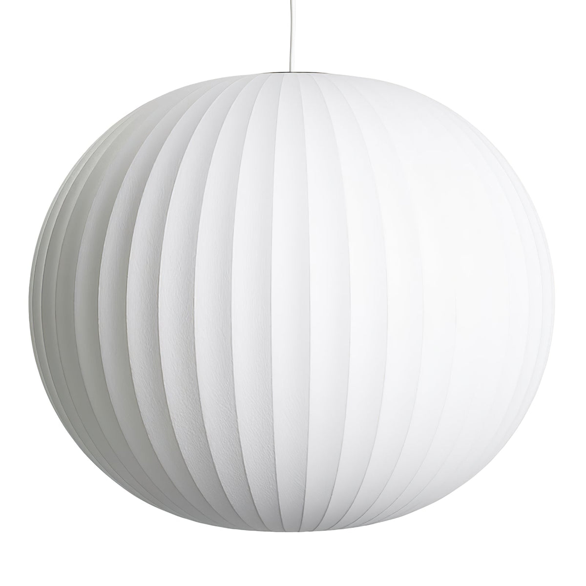Silk Bubble Pendant Light, Mid Century Bubble Lamp Shade
