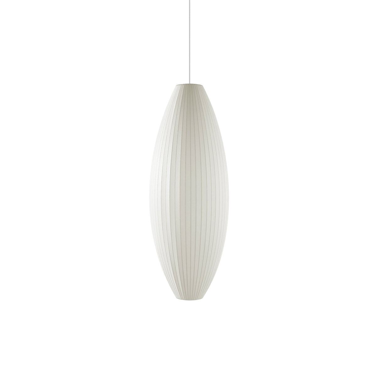 Silk Bubble Pendant Light, Mid Century Bubble Lamp Shade