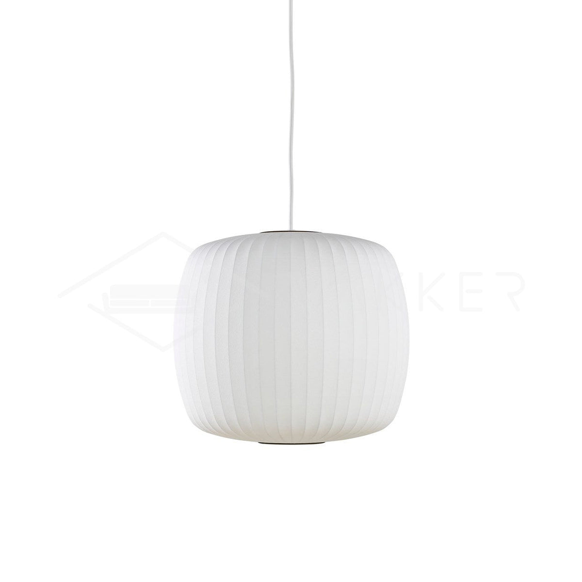 Silk Bubble Pendant Light, Mid Century Bubble Lamp Shade