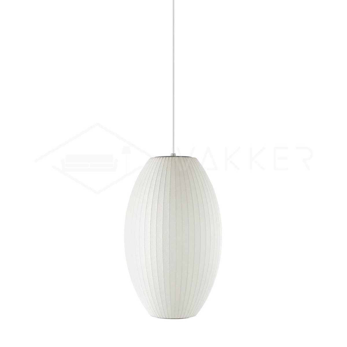 Silk Bubble Pendant Light, Mid Century Bubble Lamp Shade