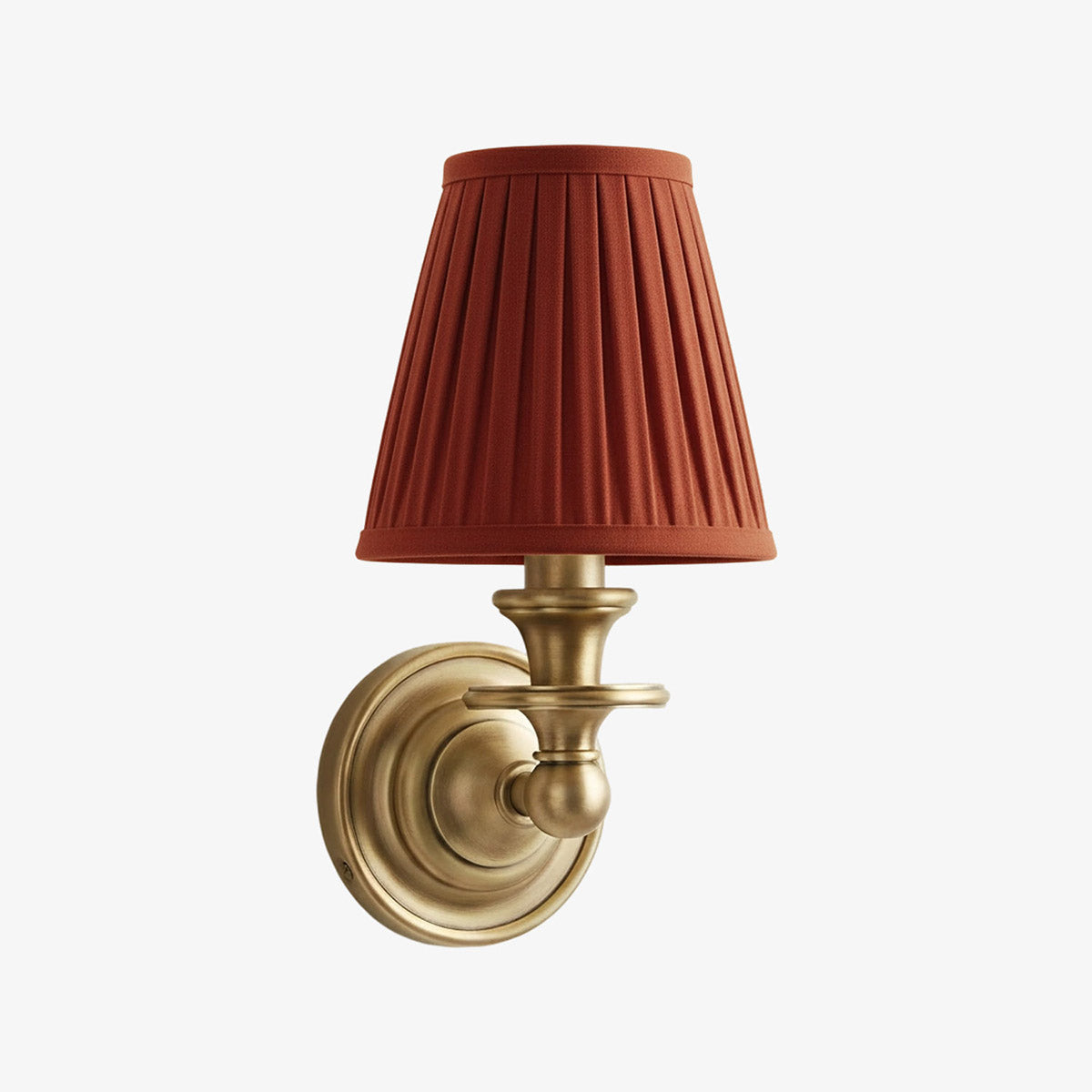 Linen Drum Shade Wall Sconce, Farmhouse Bedroom Wall Lamp