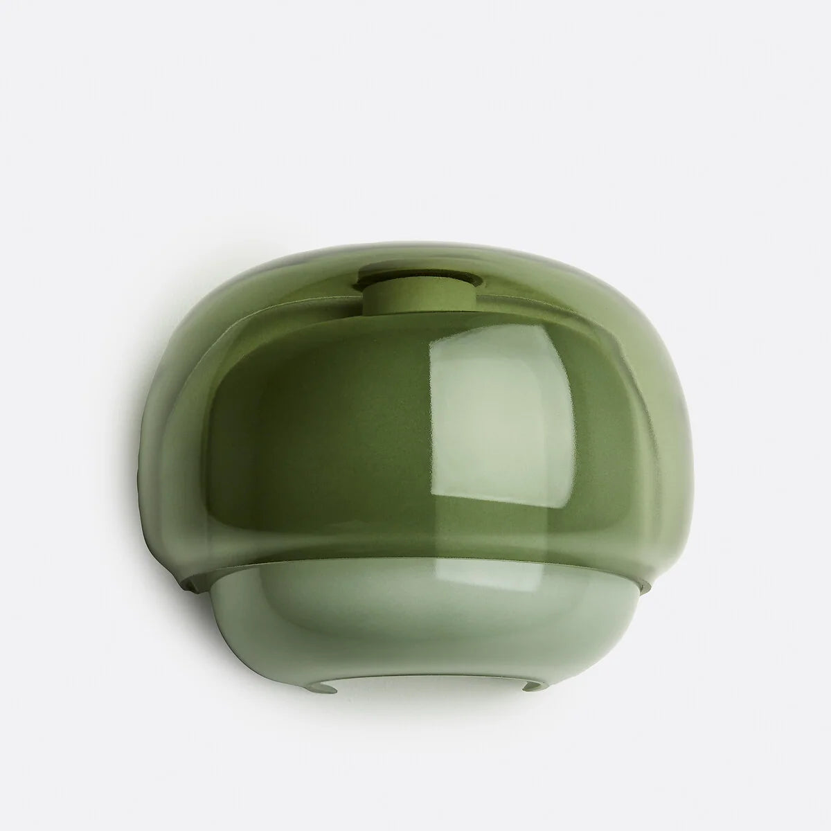 Bauhaus Mushroom Wall Sconce, Double Layer Colored Glass