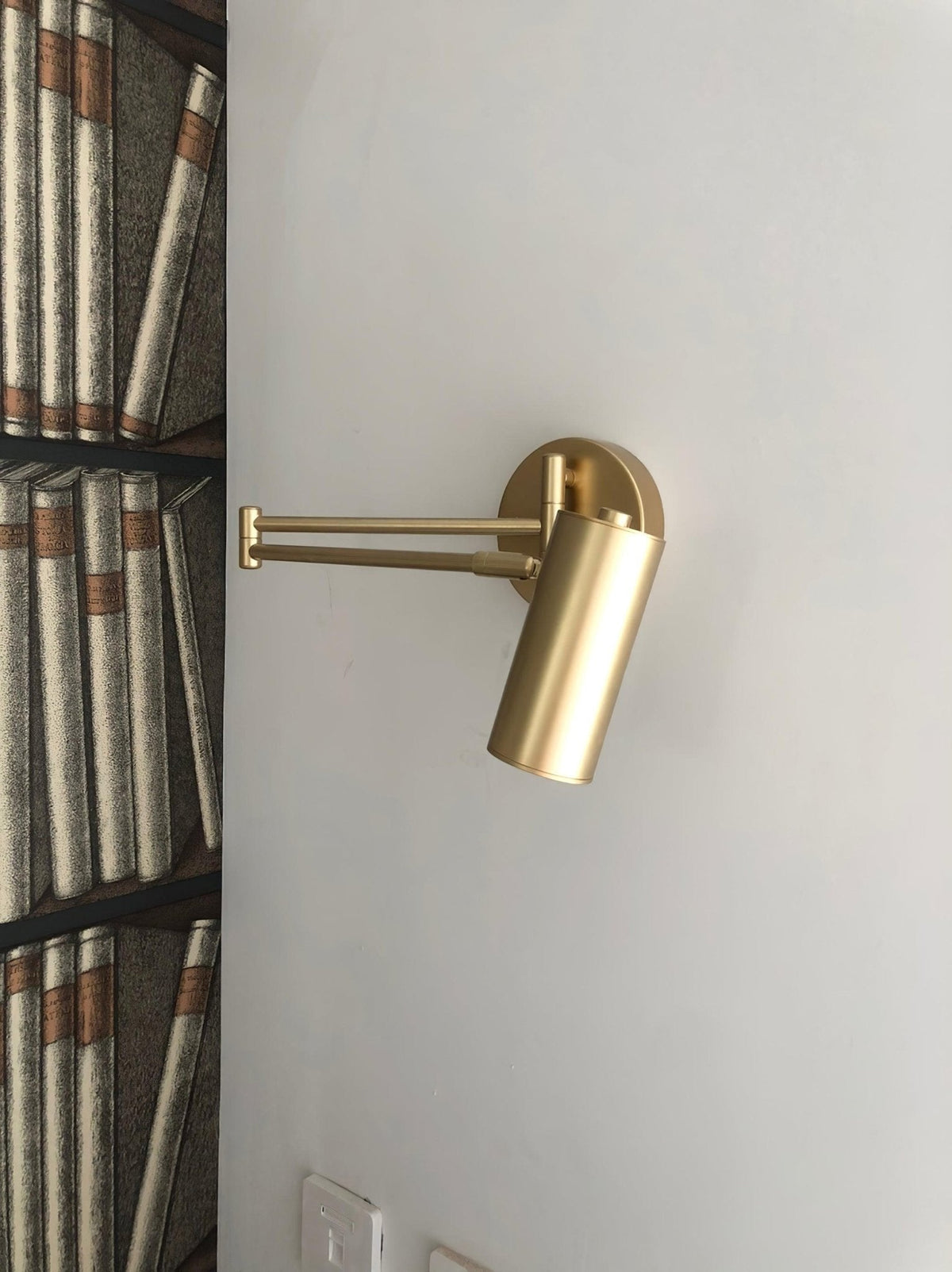 Swing Arm Wall Sconce, Adjustable LED Bedside Reading Light