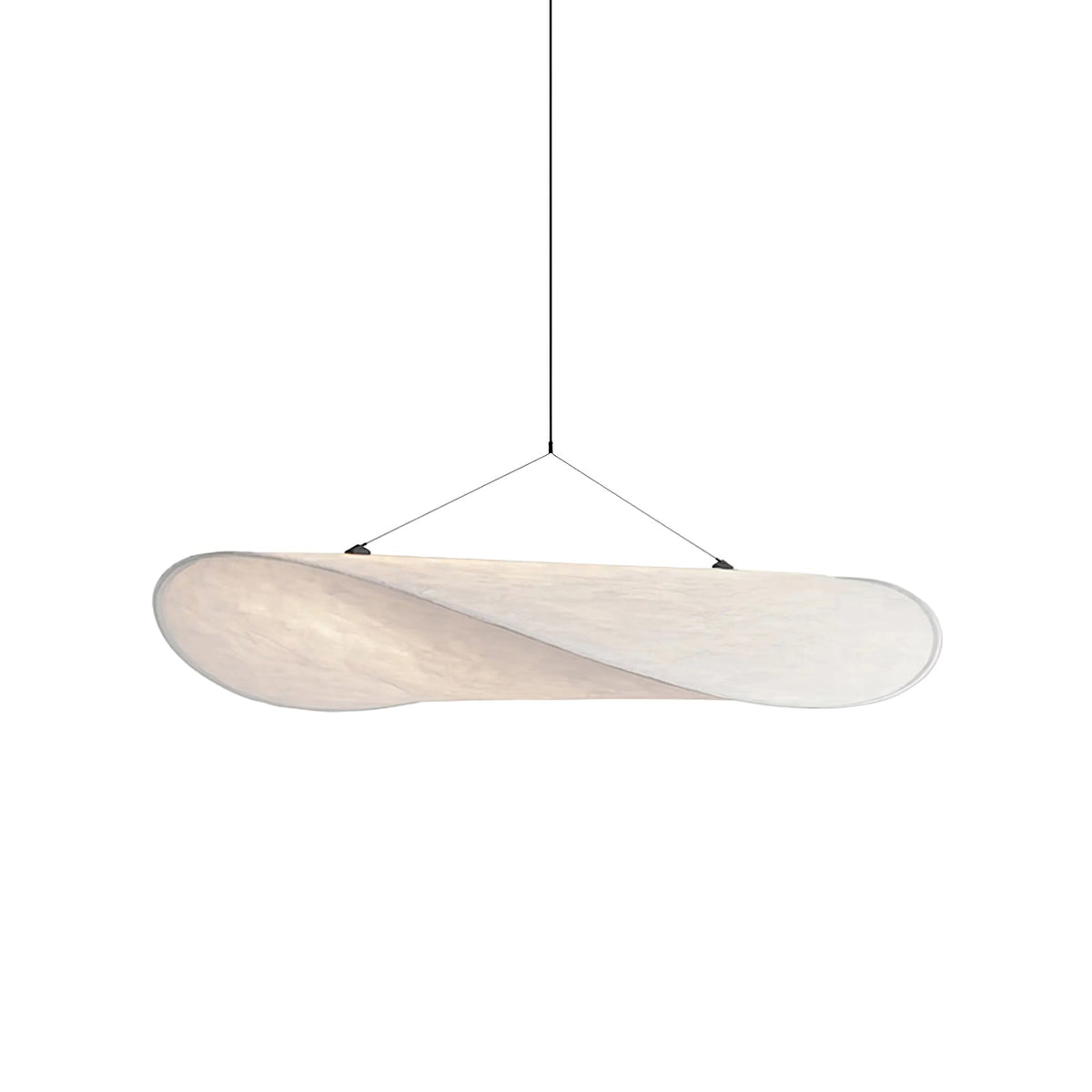 Disc Pendant Light, Floating Synthetic Paper Dining Lamp