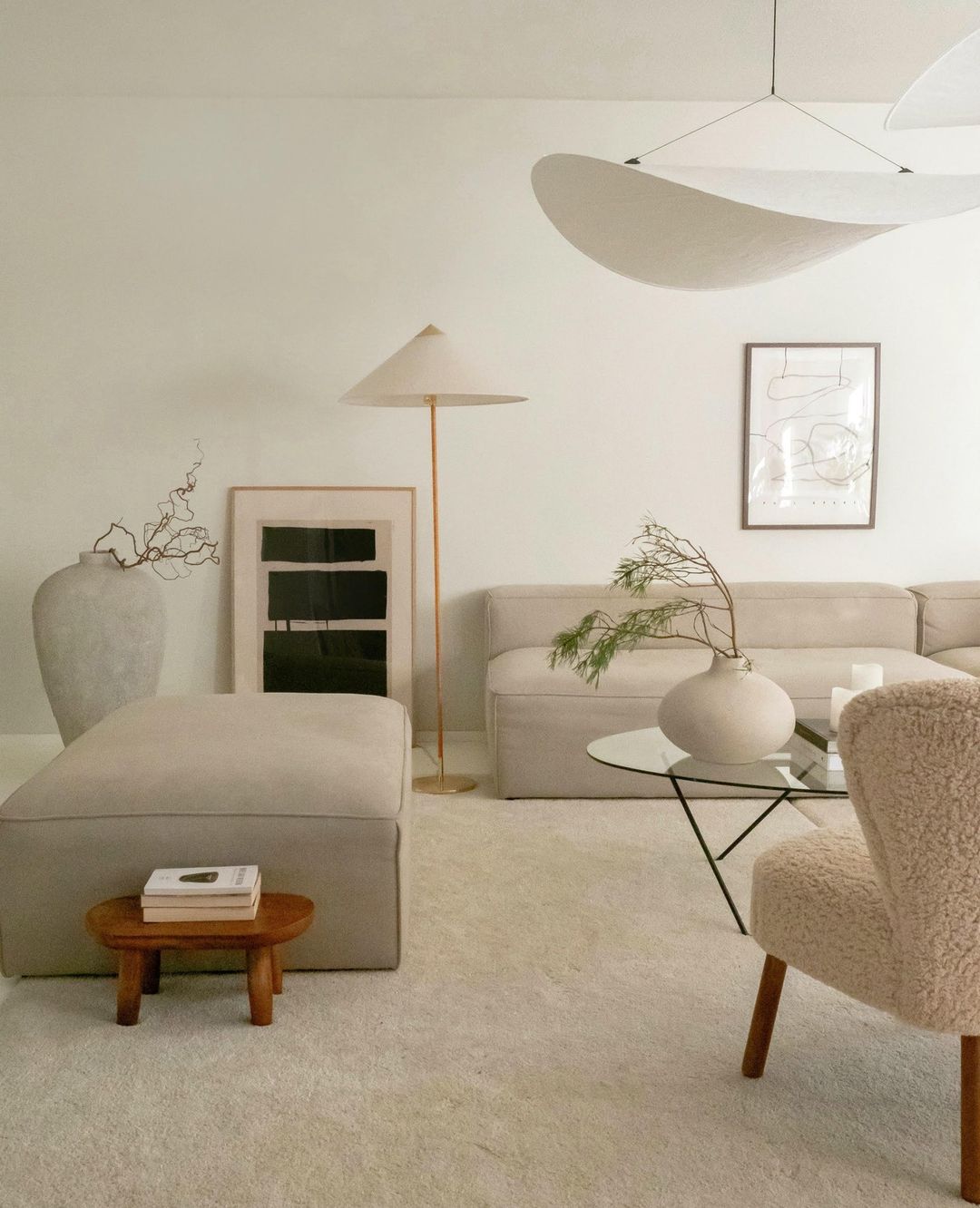 Disc Pendant Light, Floating Synthetic Paper Dining Lamp