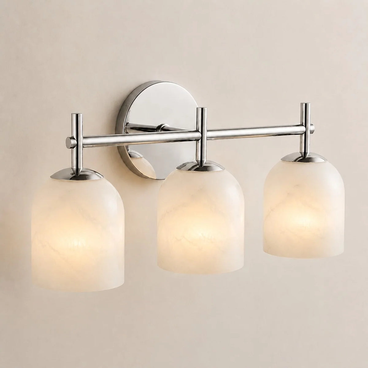 Ribbed Glass Wall Sconce, 1 to 3 Light Bathroom Wall Lamp