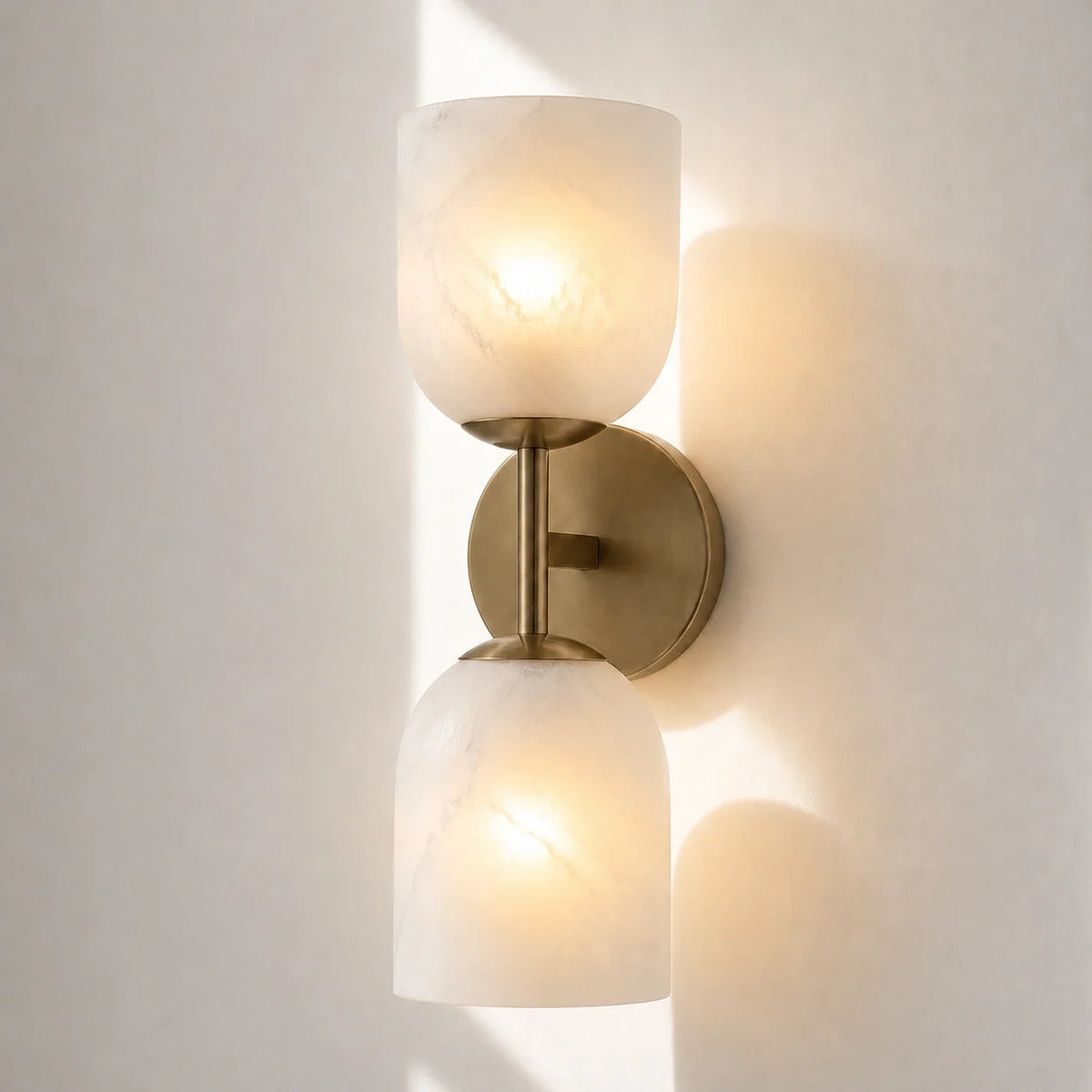 Ribbed Glass Wall Sconce, 1 to 3 Light Bathroom Wall Lamp