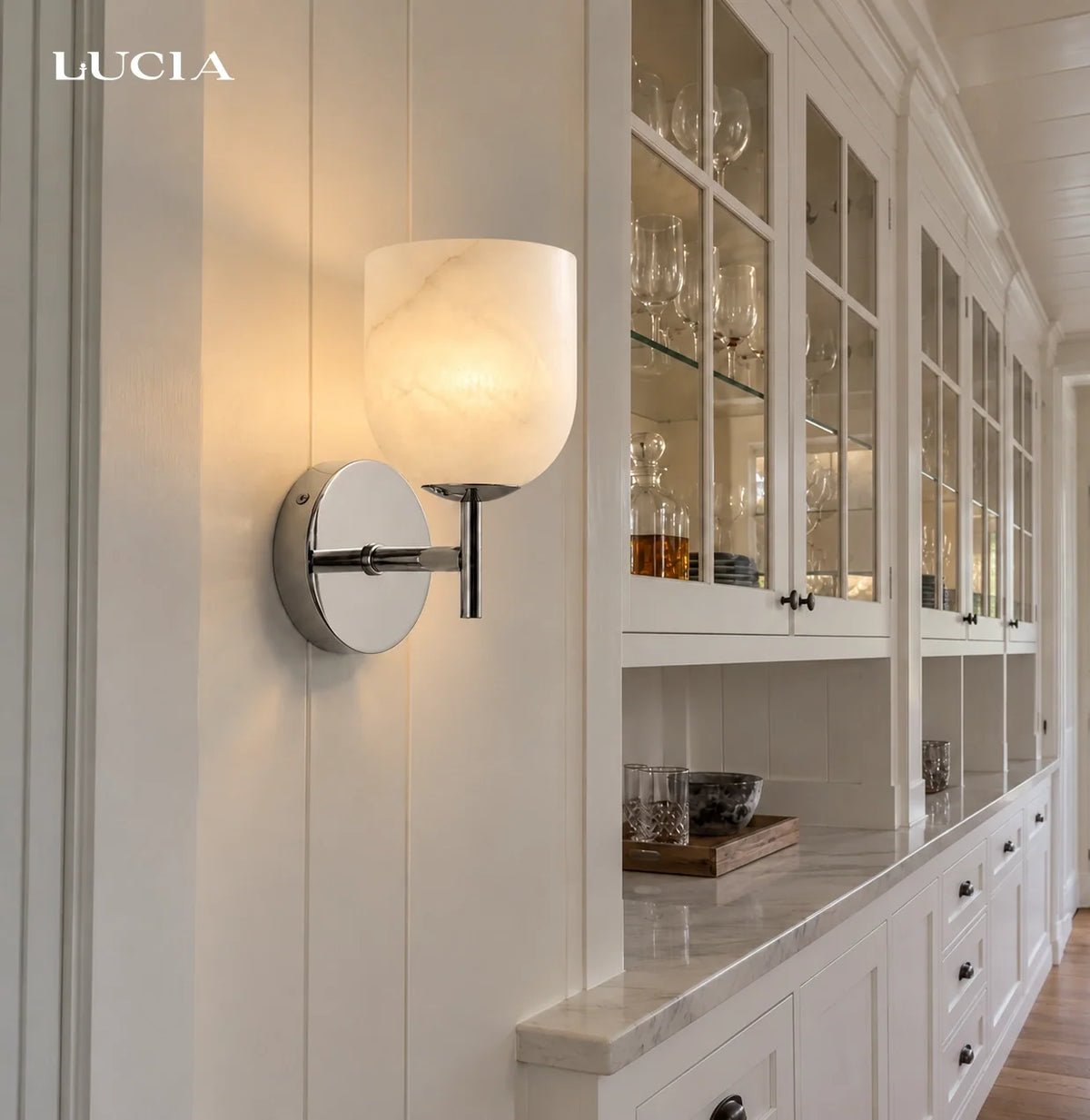 Ribbed Glass Wall Sconce, 1 to 3 Light Bathroom Wall Lamp