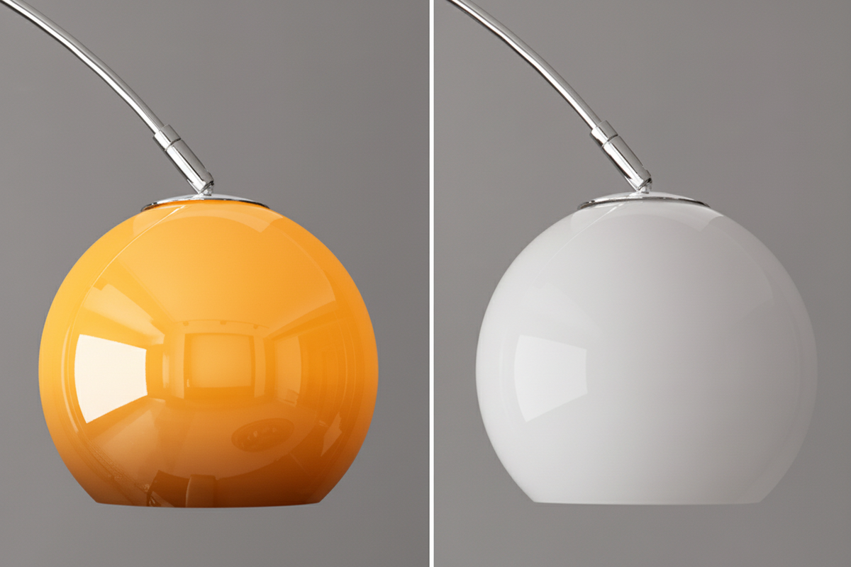 Chrome Arc Floor Lamp, Marble Base Over Sofa Reading Lamp