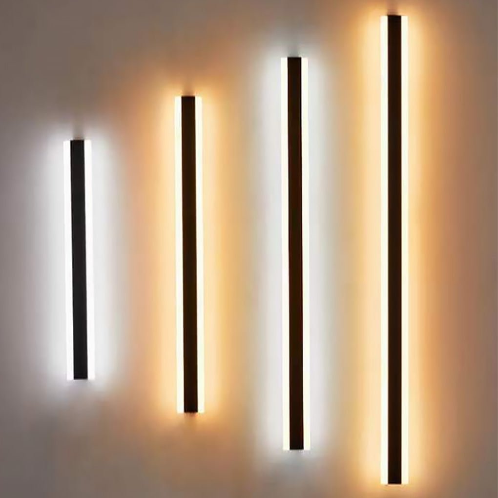Rectangular LED Outdoor Wall Bar, RGB & Dimmable Gate Light