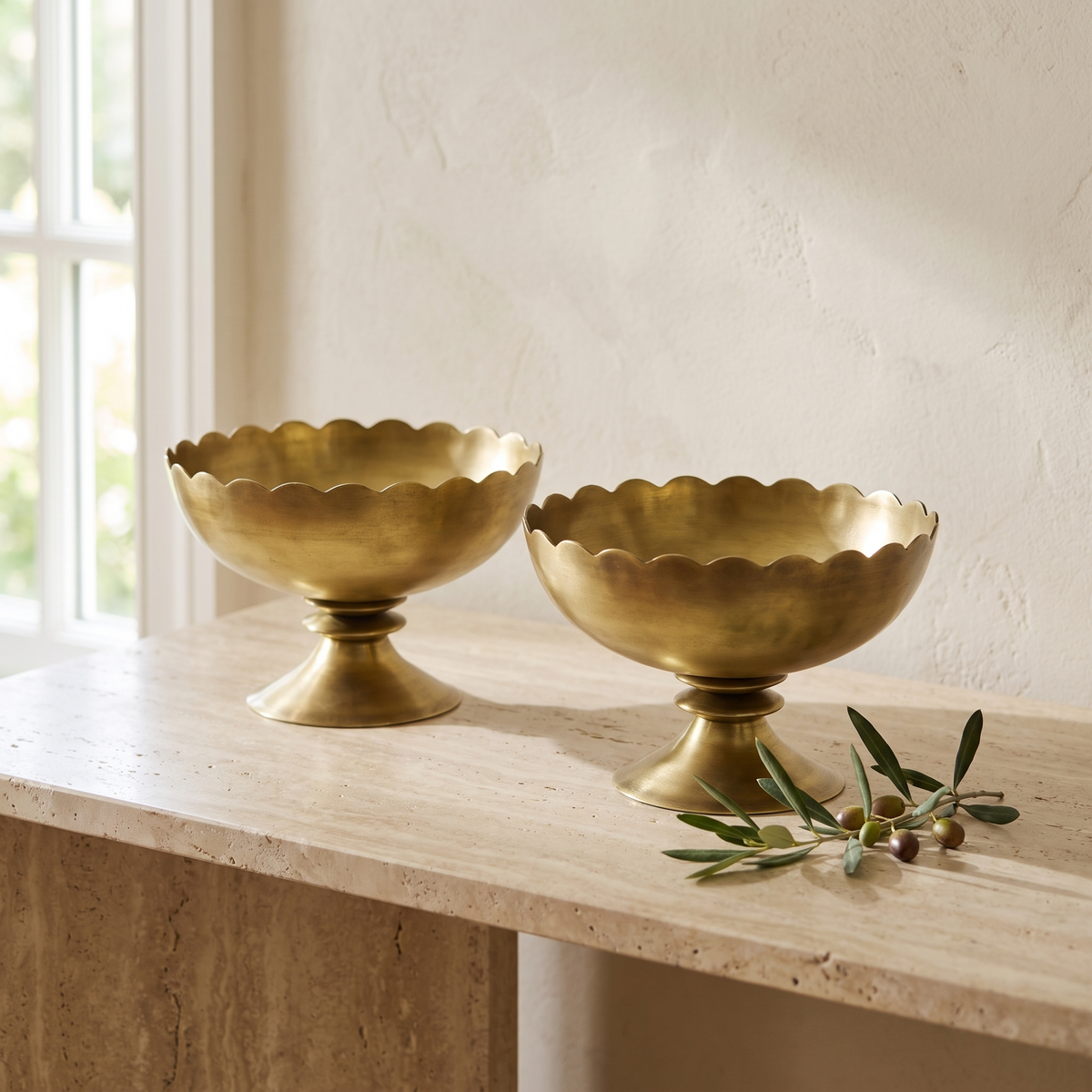 Villers Compote Bowls in a warm Italian interior