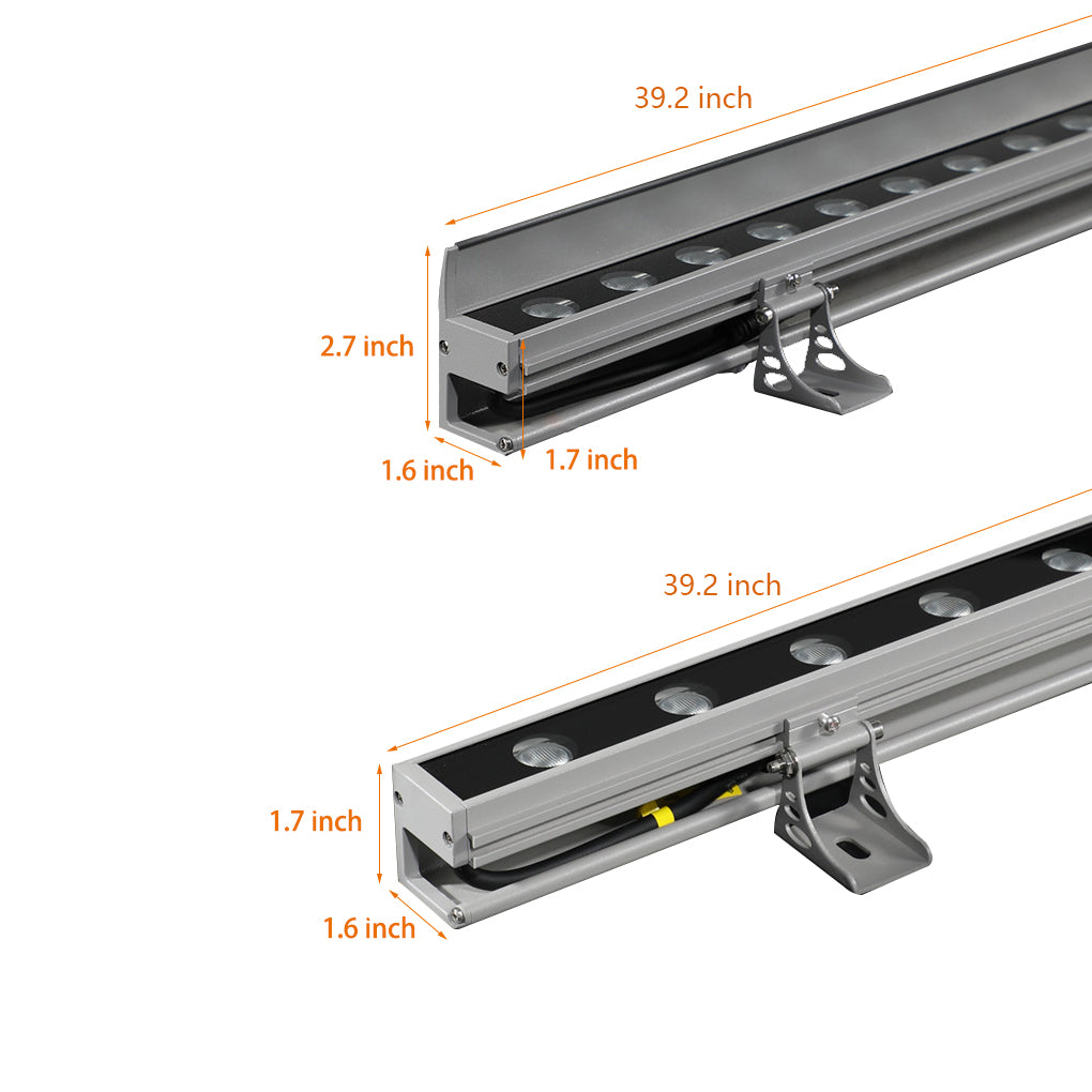 Linear LED Wall Washer Light, Outdoor Uplight for Facades