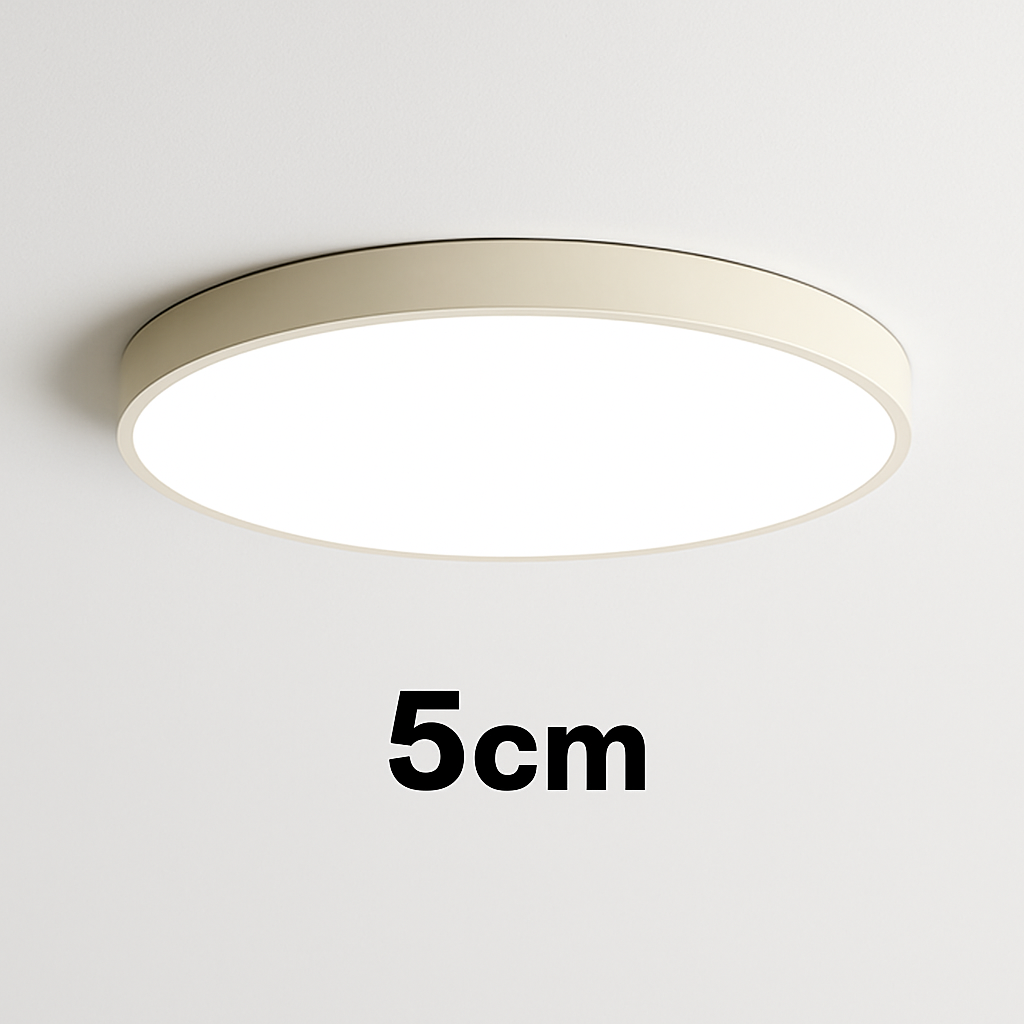 Slim Round LED Ceiling Light, Dimmable Flush Mount, 5 Sizes