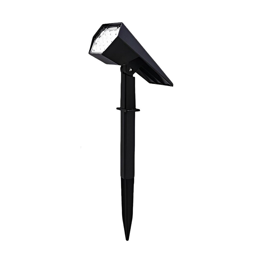 Solar Garden Spotlight, Adjustable Ground Spike Lawn Light
