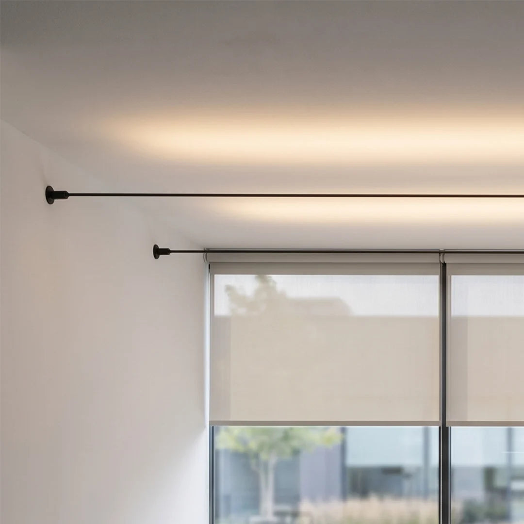 Rotatable Linear LED Light, Slim Steel Ceiling & Wall Bar