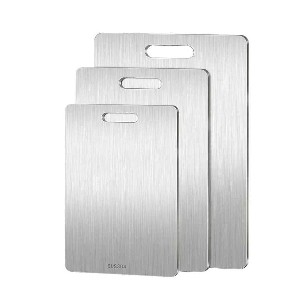 Titanium Cutting Board, Coated Stainless Steel, 3 Sizes