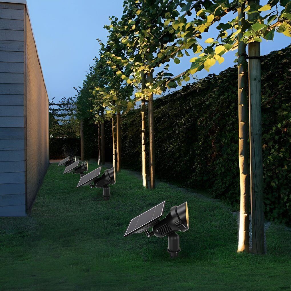 Solar Tree Uplight, Aluminium Landscape Spot Light