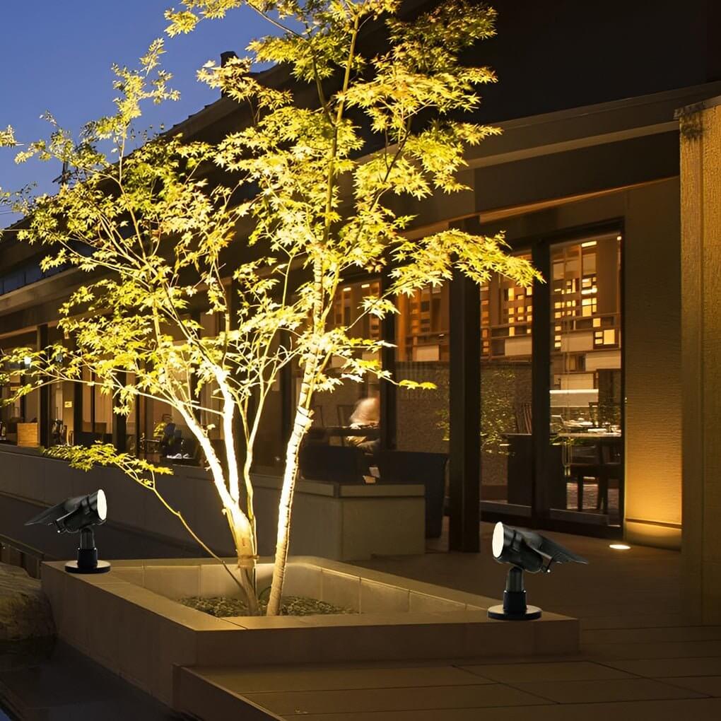Solar Tree Uplight, Aluminium Landscape Spot Light