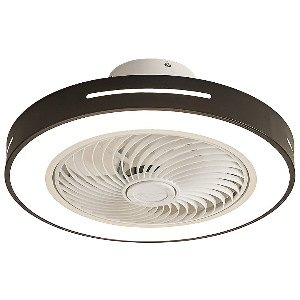 Bauhaus Ceiling Fan with Light, Colorful Flush Mount Fan